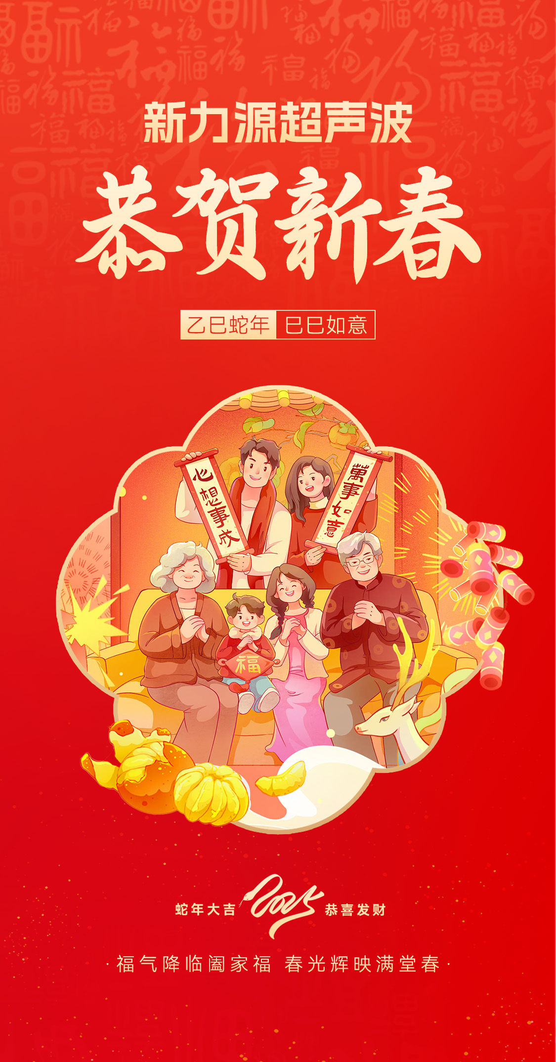 恭賀新春，新力源超聲波向您拜年啦！